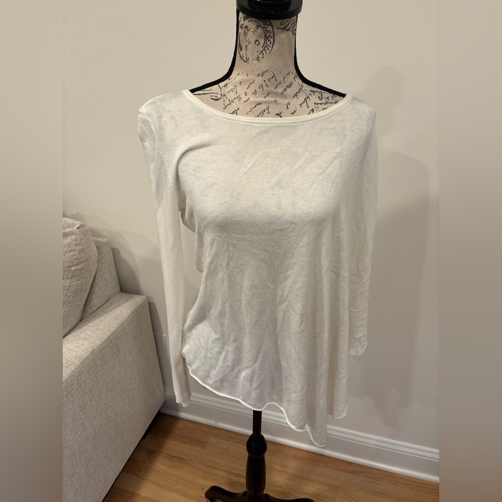 REPEAT modal and cotton bat wing long sleeve sweater size XS